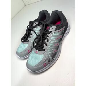 Fila Superstride Women's Sneakers 9 Aqua Gray Lace-Up Running Shoes 5RM02117-262